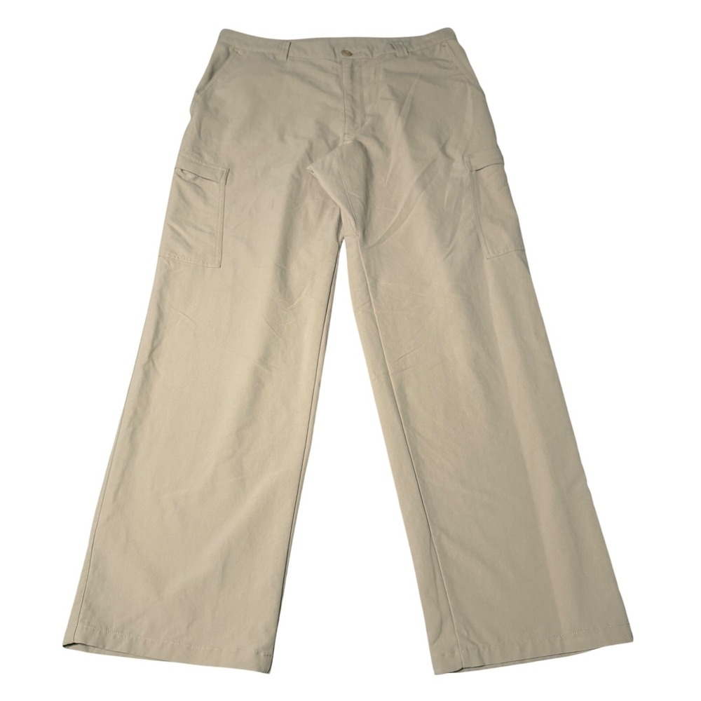 Patagonia Mens 36 Tan Cargo Hiking Pants Straight Leg 56023S8 Khaki Outdoor
